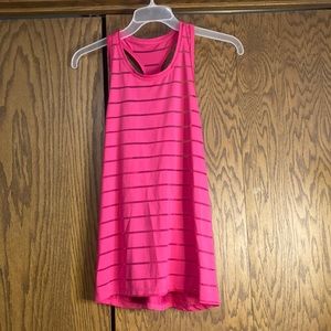 pink tank size small